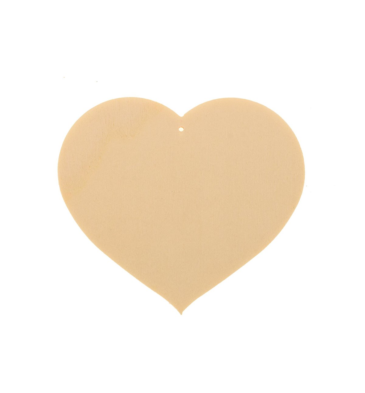 Hart, met gat 8x7cm 4 Stk